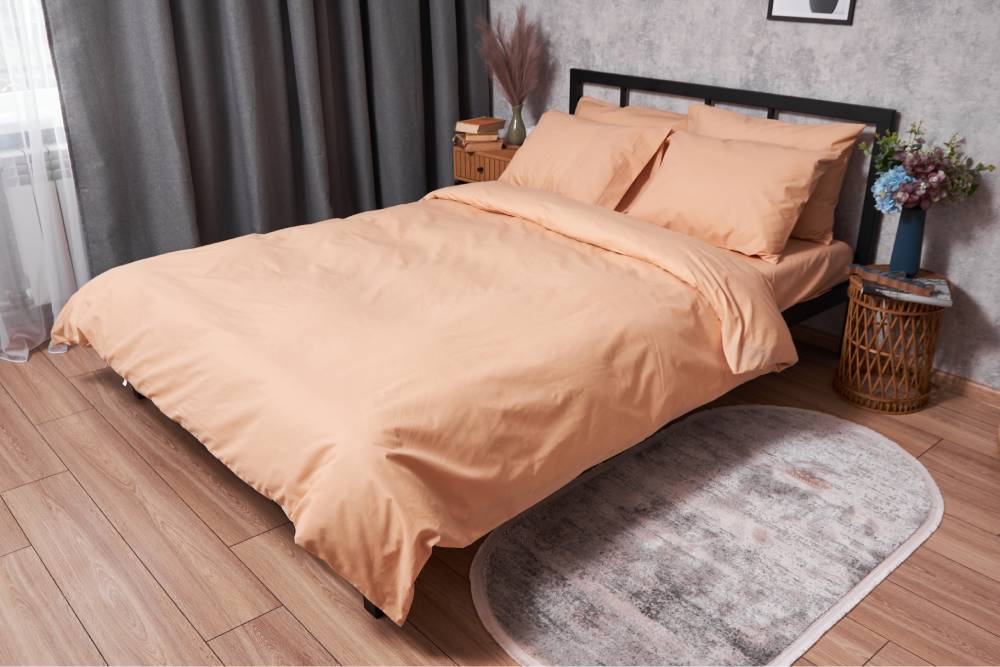 Комплект постельного белья Moon&Star Бязь Gold Люкс «Cream» 160х220х2 нав. 2х40х60 (MS-820003285) - Фото 1