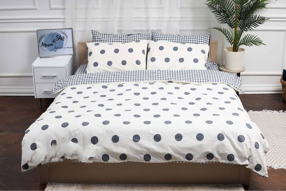 Комплект постельного белья Moon&Star 175х210 см нав. 4х70х70 Riccarda Ranforce Elite (MS-820000184) - Фото 1
