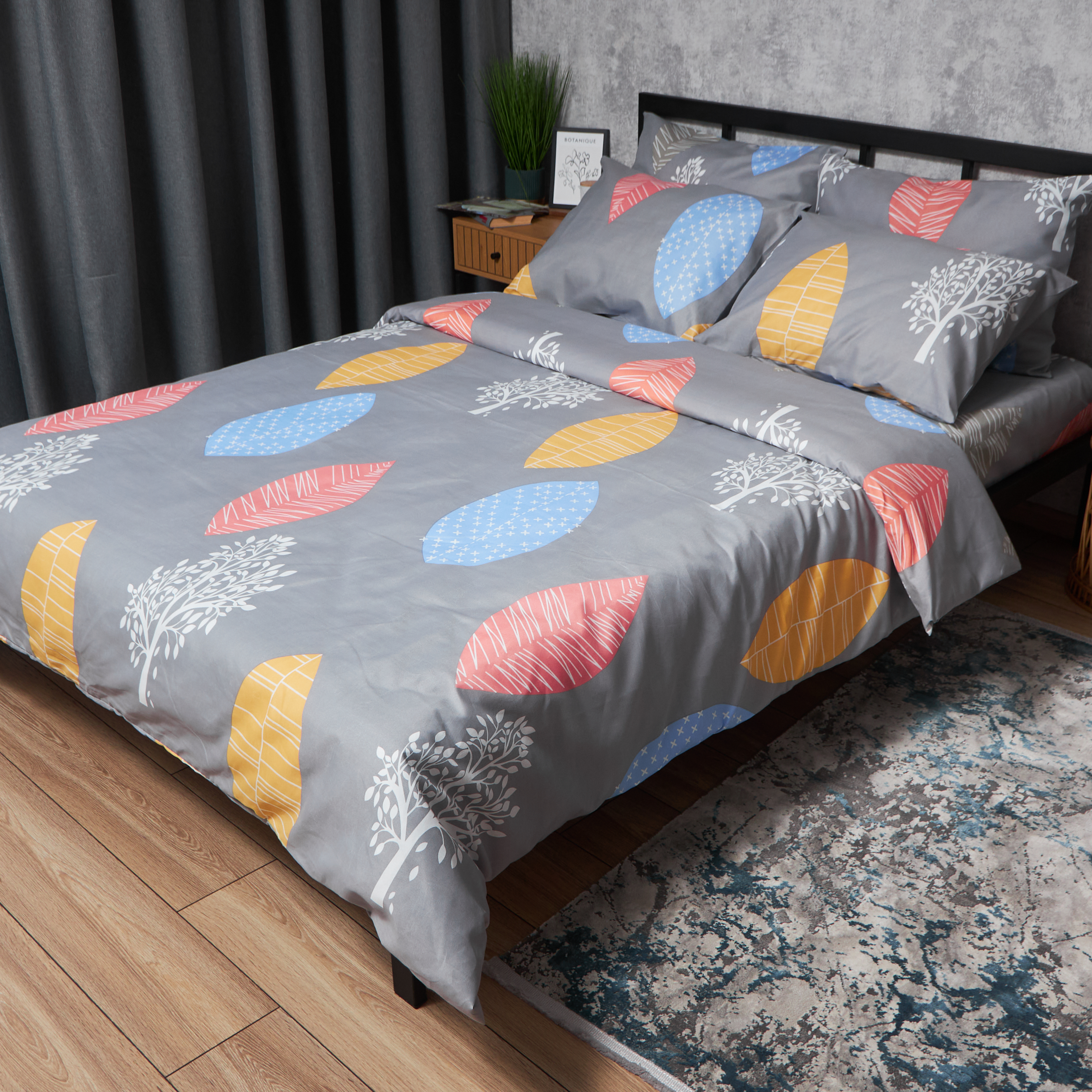 Комплект постельного белья Moon&Star Premium Colorful Harmony160х220х2 нав. 4х70х70 (MS-820007594) - Фото 1