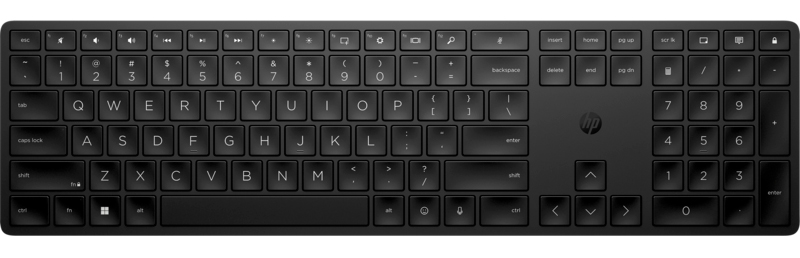 Клавиатура беспроводная HP 450 Programmable WL UKR Black (4R184AA) - Фото 1