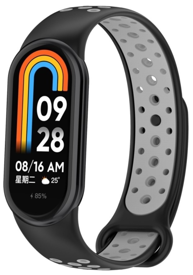 Купити Ремінець для фітнес-браслета BeCover Vents Style for Xiaomi Mi Smart Band 10 Black-Gray (713628) - Фото 1 Ремінець для фітнес-браслета BeCover Vents Style for Xiaomi Mi Smart Band 10 Black-Gray (713628) - Фото 1