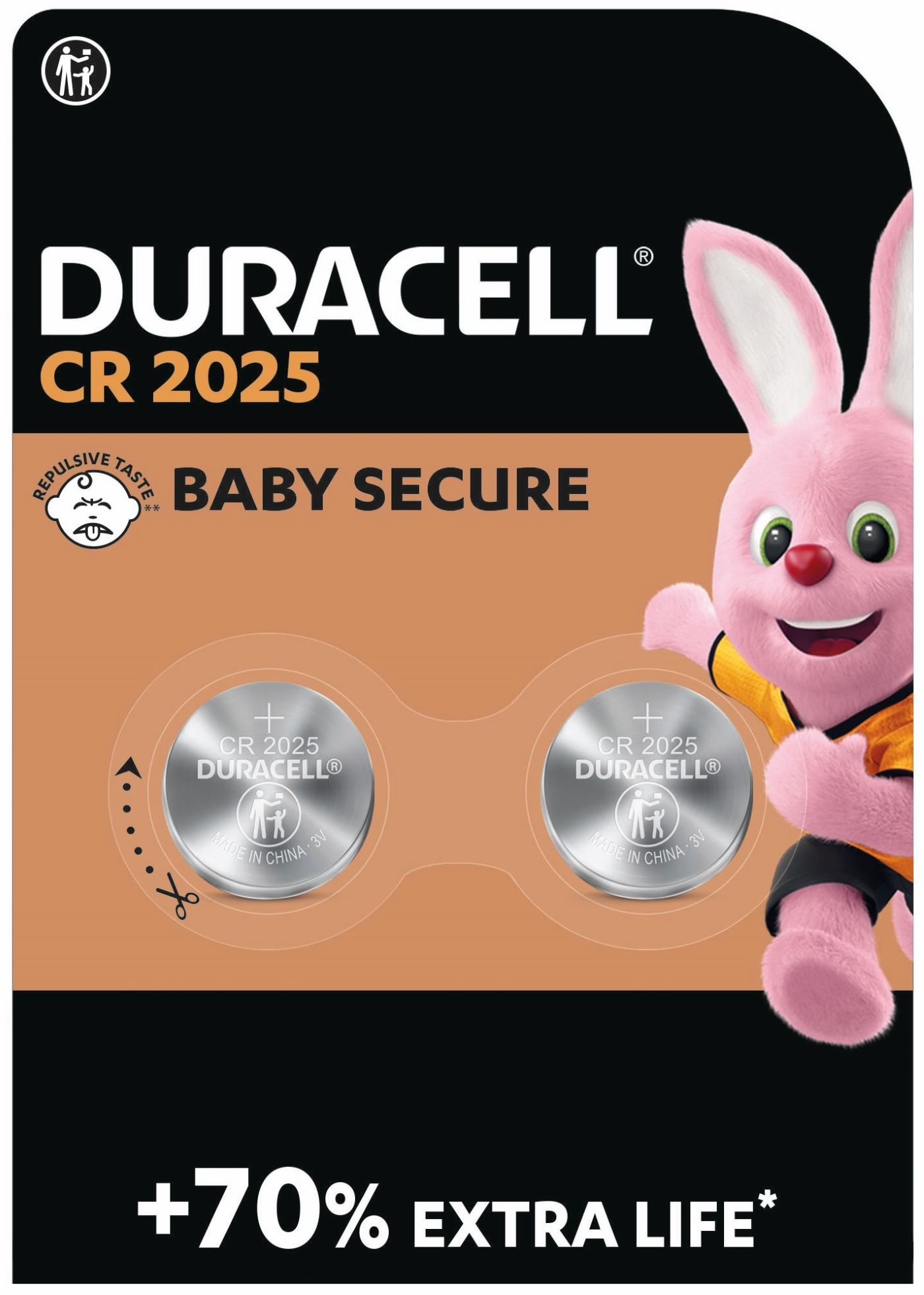 Батарейка тип CR2025 Duracell DL2025 DSN 2 шт. - Фото 1