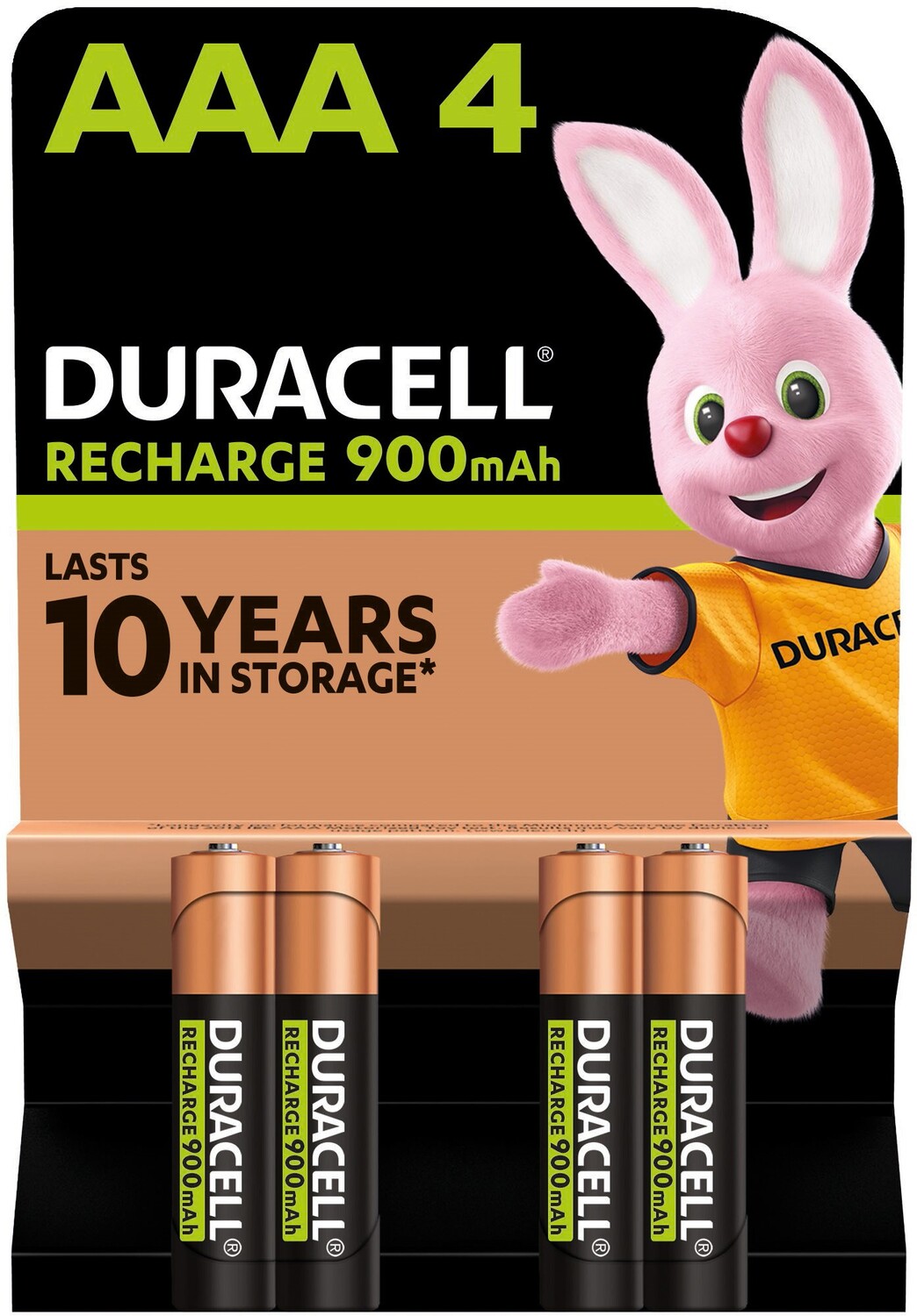 Аккумулятор тип AAA Duracell HR03 (AAA) 900mAh уп. 4шт. - Фото 1