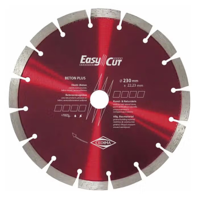 Диск алмазный CEDIMA Easy-Cut, Beton Plus 230х12х22.23 мм (50006924) - Фото 1