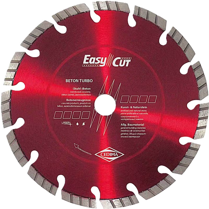Диск алмазный CEDIMA Easy-Cut, BETON TURBO 600х25.4х10 мм (50006960_) - Фото 1
