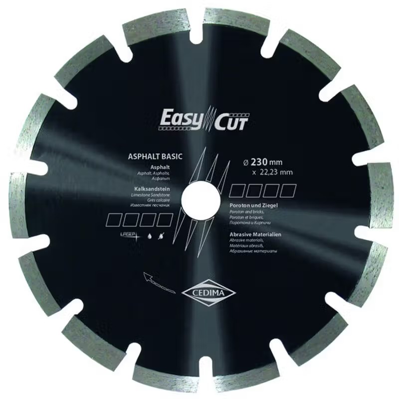 Диск алмазный CEDIMA Easy-Cut, ASPHALT BASIK 230х10х22.23 мм (50006985) - Фото 1