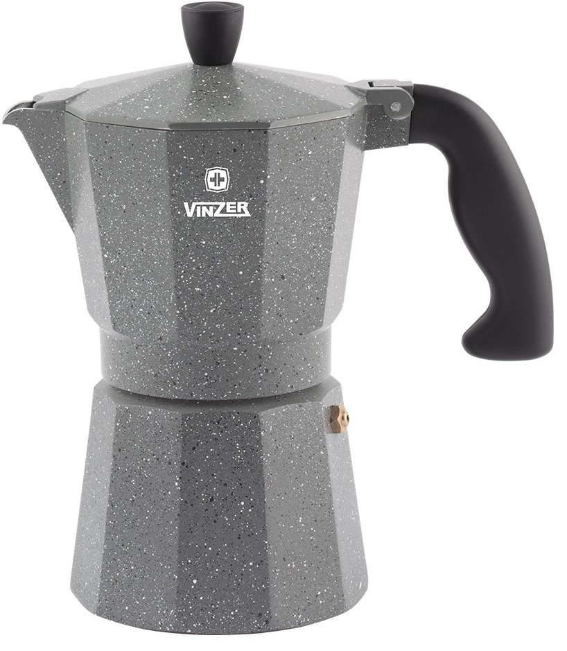 Кофеварка гейзерная Vinzer Moka Granito (50397) - Фото 1