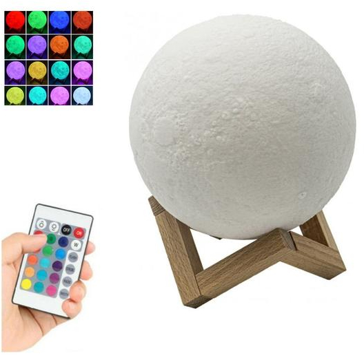 Светодиодный светильник Altalusse 3D RGB Magic Moon Lamp Contro Touch l - Фото 1