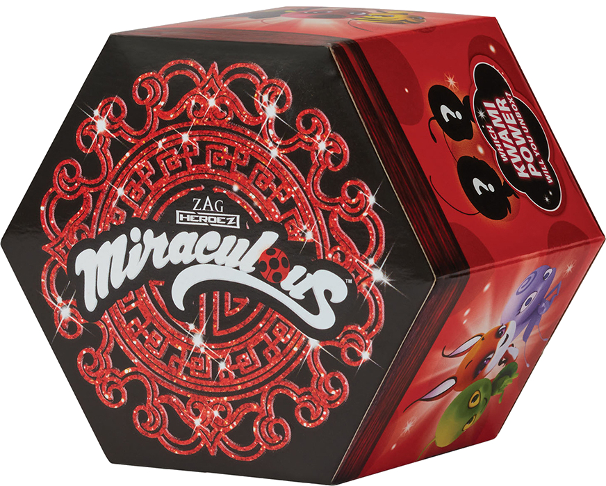 Игровая фигурка-сюрприз Miraculous ЛЕДИ БАГ И СУПЕР-КОТ- КОРОБОЧКА-СЮРПРИЗ С КВАМИ (в ассорт., в диспл.) (50500) - Фото 1