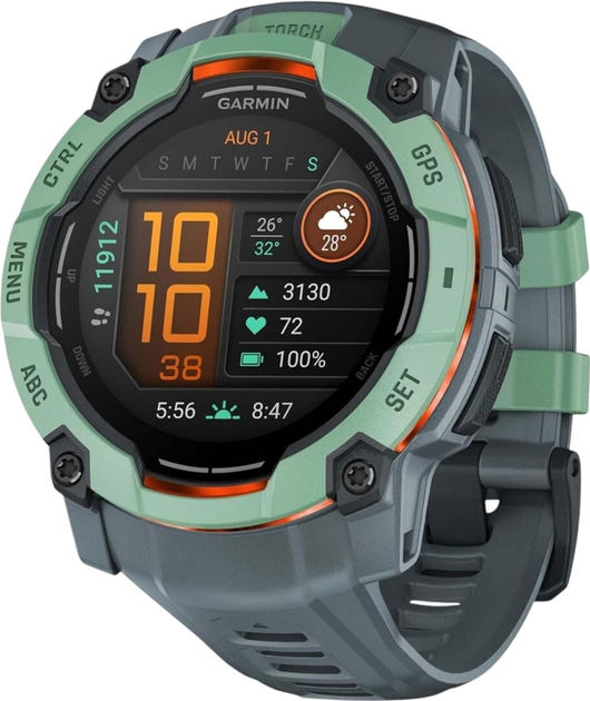 Смарт-годинник Garmin Instinct 3, 50mm, AMOLED, Neotropic Bezel with Twilight Band (010-03020-01) - Фото 1