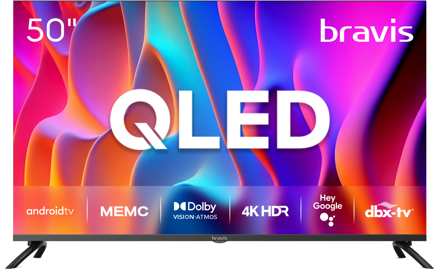 Телевизор Bravis 50K7000Q - Фото 1