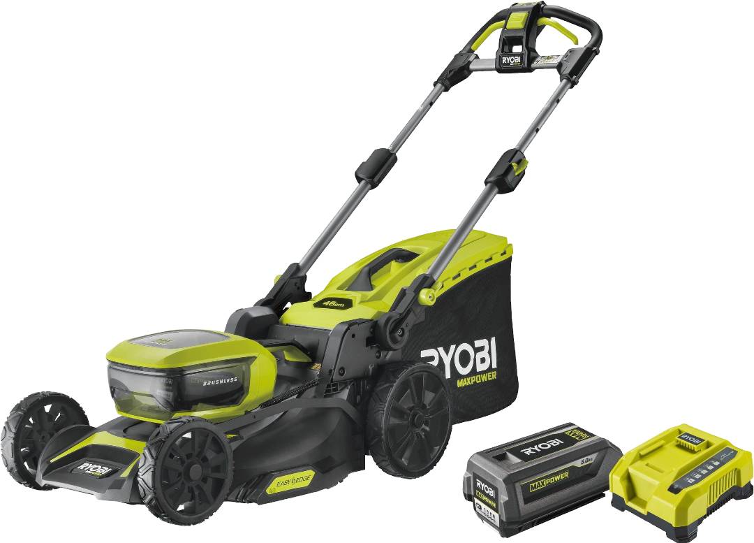 Газонокосилка аккумуляторная Ryobi Max Power RY36LMX46A-150 36В (5133004914) - Фото 1