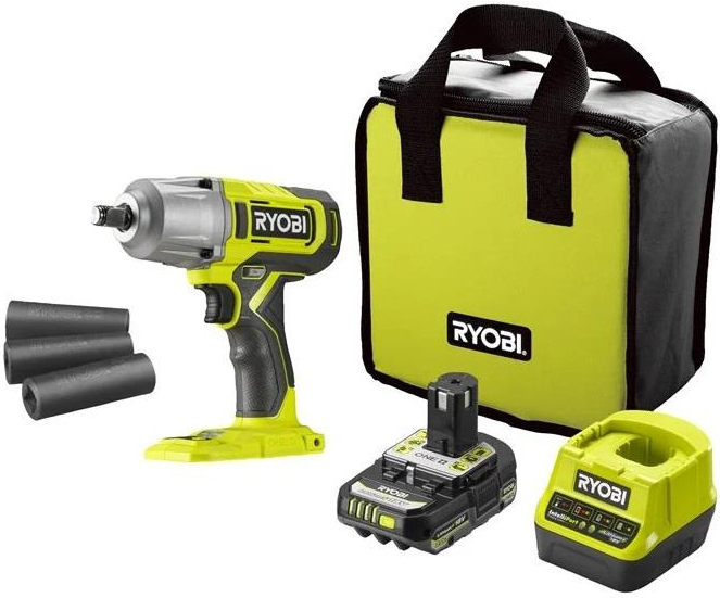 Гайковерт аккумуляторный Ryobi ONE+ RIW18-1C20SA3 (5133005664) - Фото 1