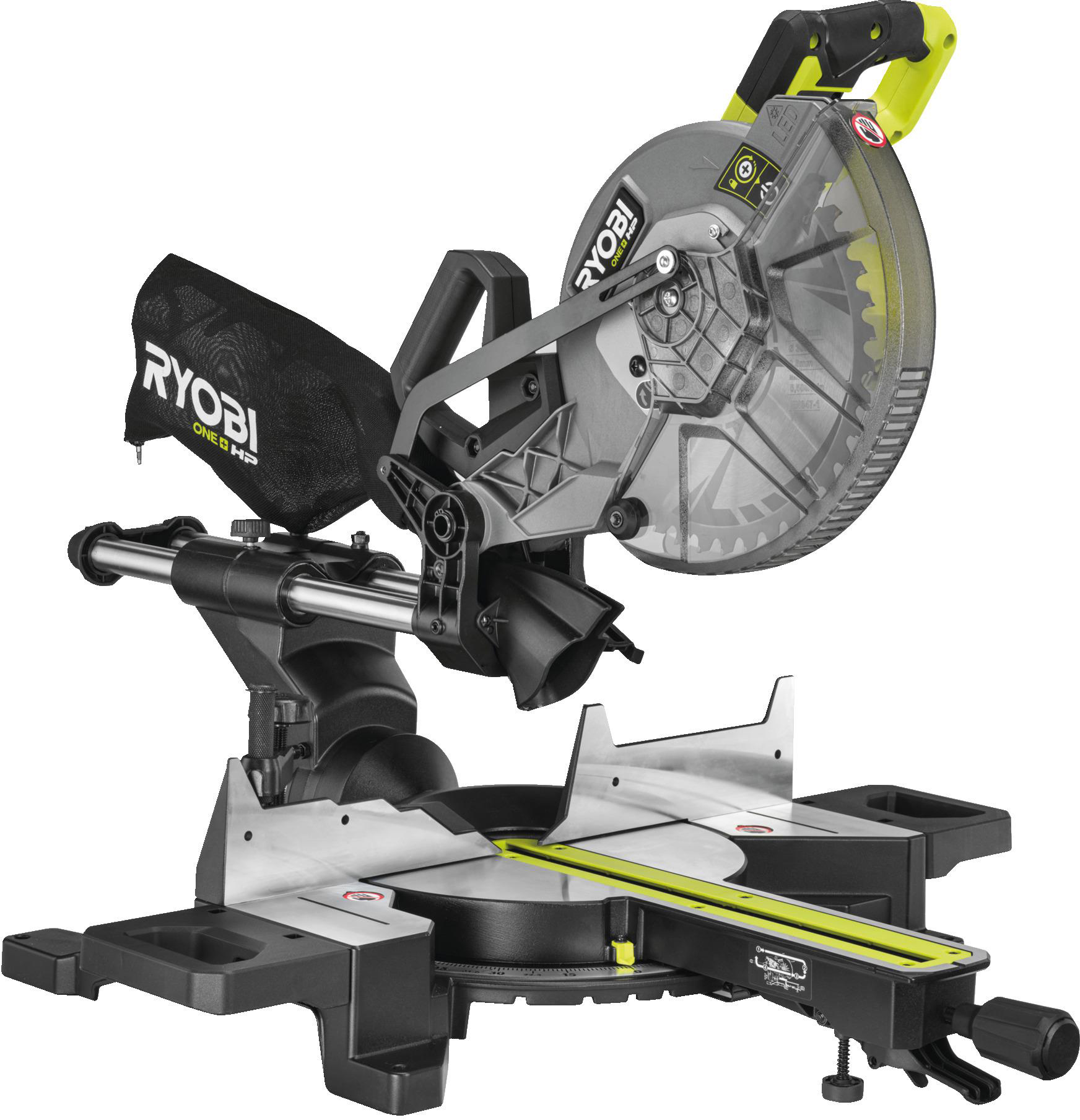 Пила торцевая Ryobi ONE+ НР RMS18254X-0 18В без АКБ и ЗУ - Фото 1