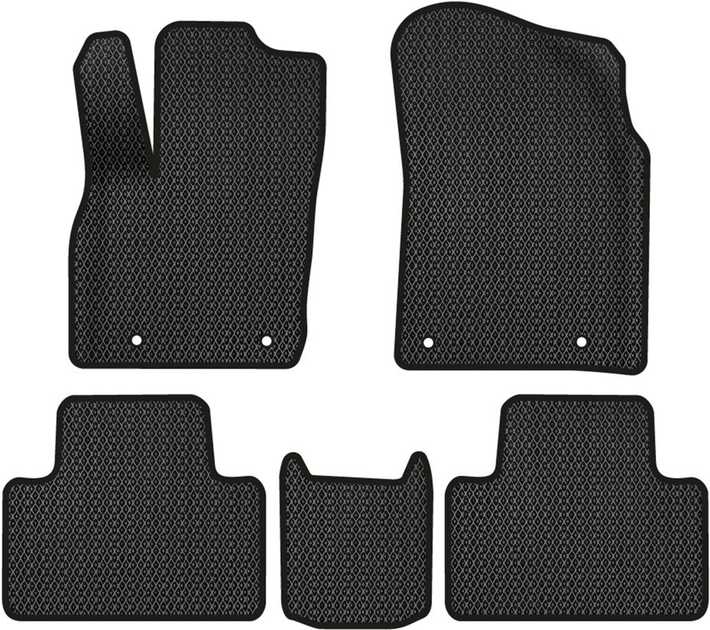 EVA коврики в салон авто EVAtech для Durango (WK2) 6 seats Dodge 2010-2014 3 поколение SUV USA DE14150C5OU4RBB - Фото 1