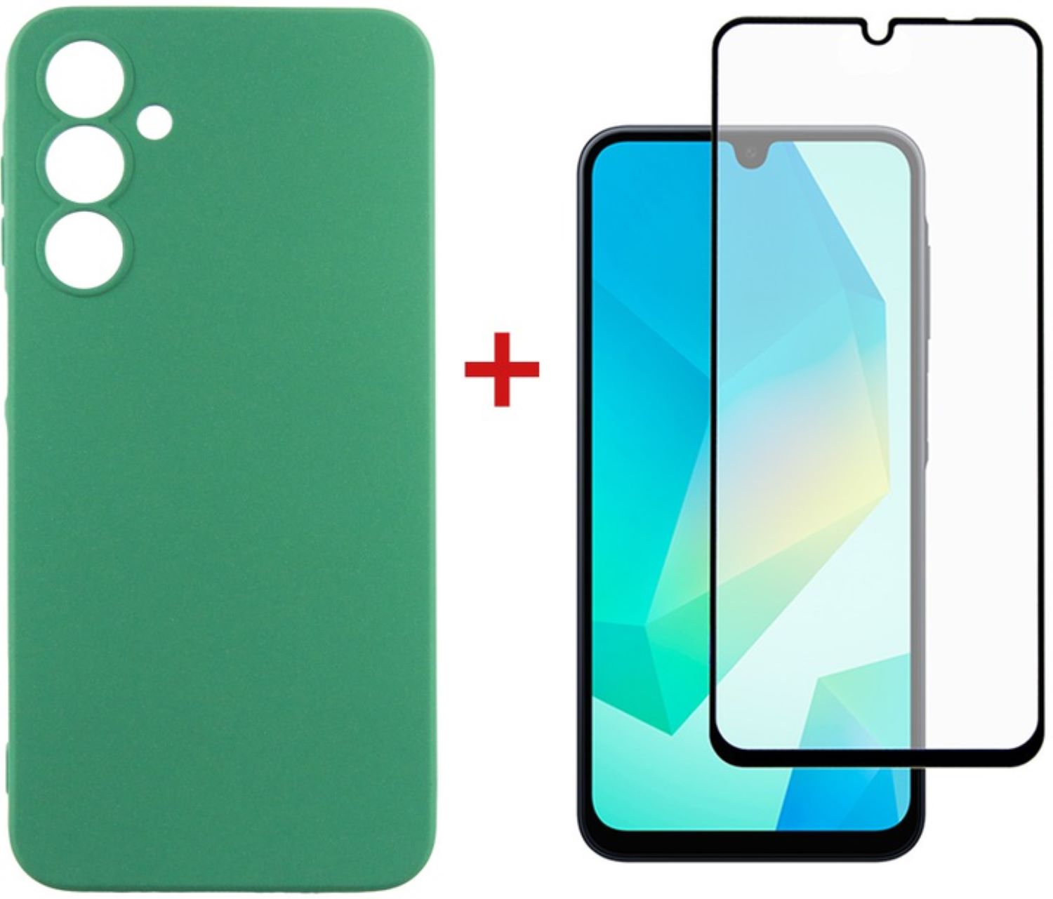 Чехол для смартфона DENGOS Soft for Samsung Galaxy A16 SM-A165 Mint (DG-KM-134) +стекло - Фото 1