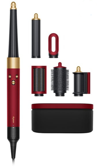 Стайлер Dyson HS08 Airwrap ID Straight/Wavy Red Velvet/Gold (596926-01) - Фото 1