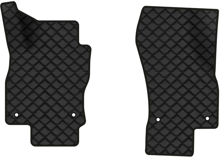 Килимки з екошкіри в салон авто передні EVAtech для Superb (B8) Skoda 2015-2024 3 покоління Combi EU (SK3278AC2AV4BBB) - Фото 1