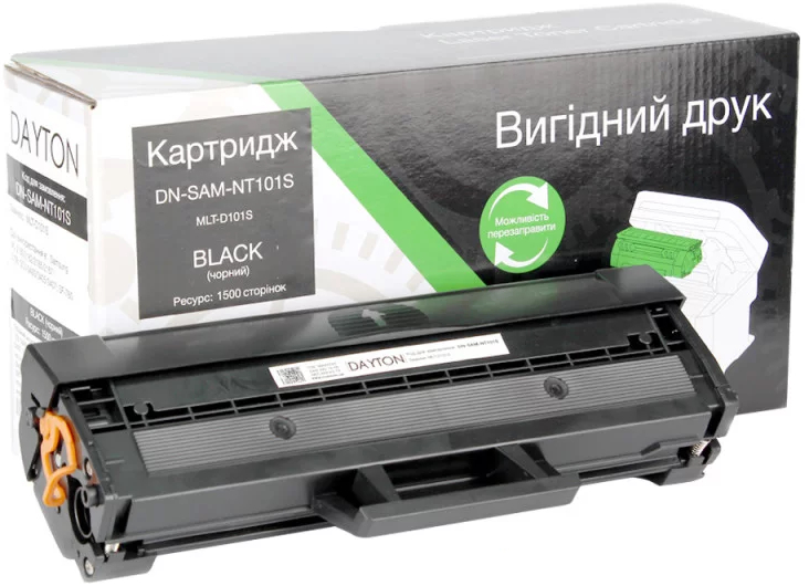 Картридж для лазерных принтеров/МФУ Dayton Samsung MLT-D101S for ML-2160/SCX-3405 (DN-SAM-NT101S) - Фото 1