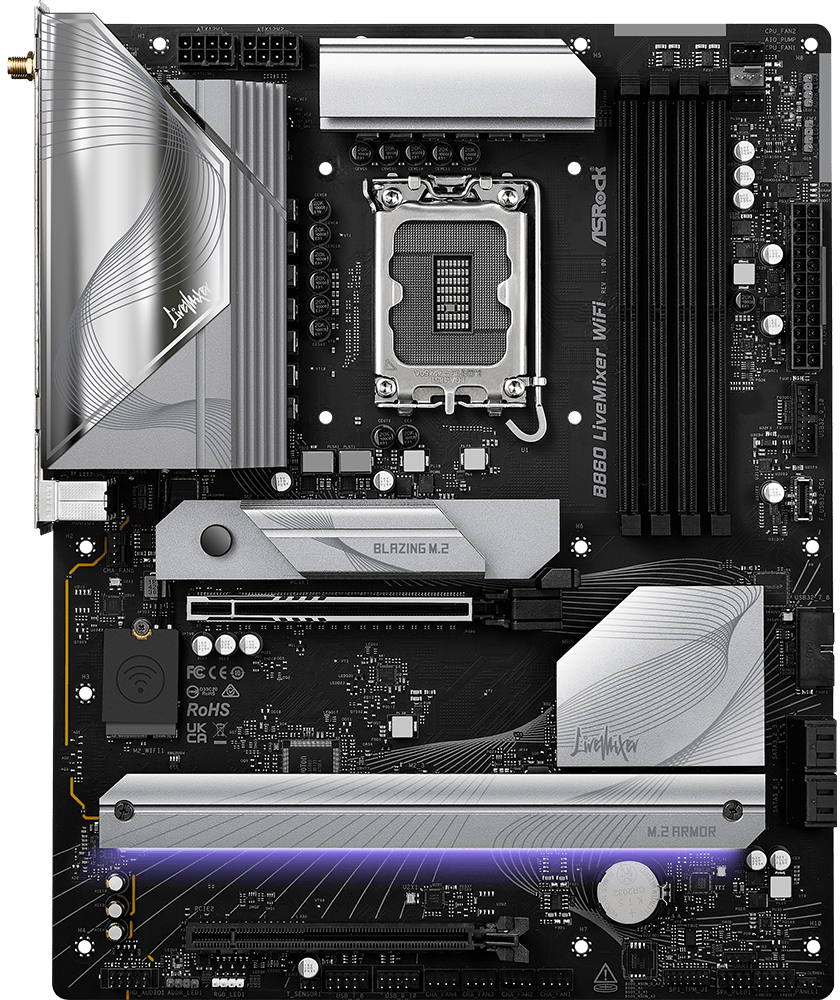 Материнская плата ASRock B860 LiveMixer WiFi DDR5 - Фото 1