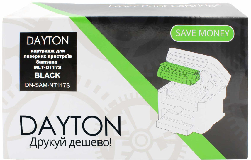 Картридж для лазерных принтеров/МФУ Dayton Samsung MLT-D117S для SCX-4650/4655 (DN-SAM-NT117S) - Фото 1