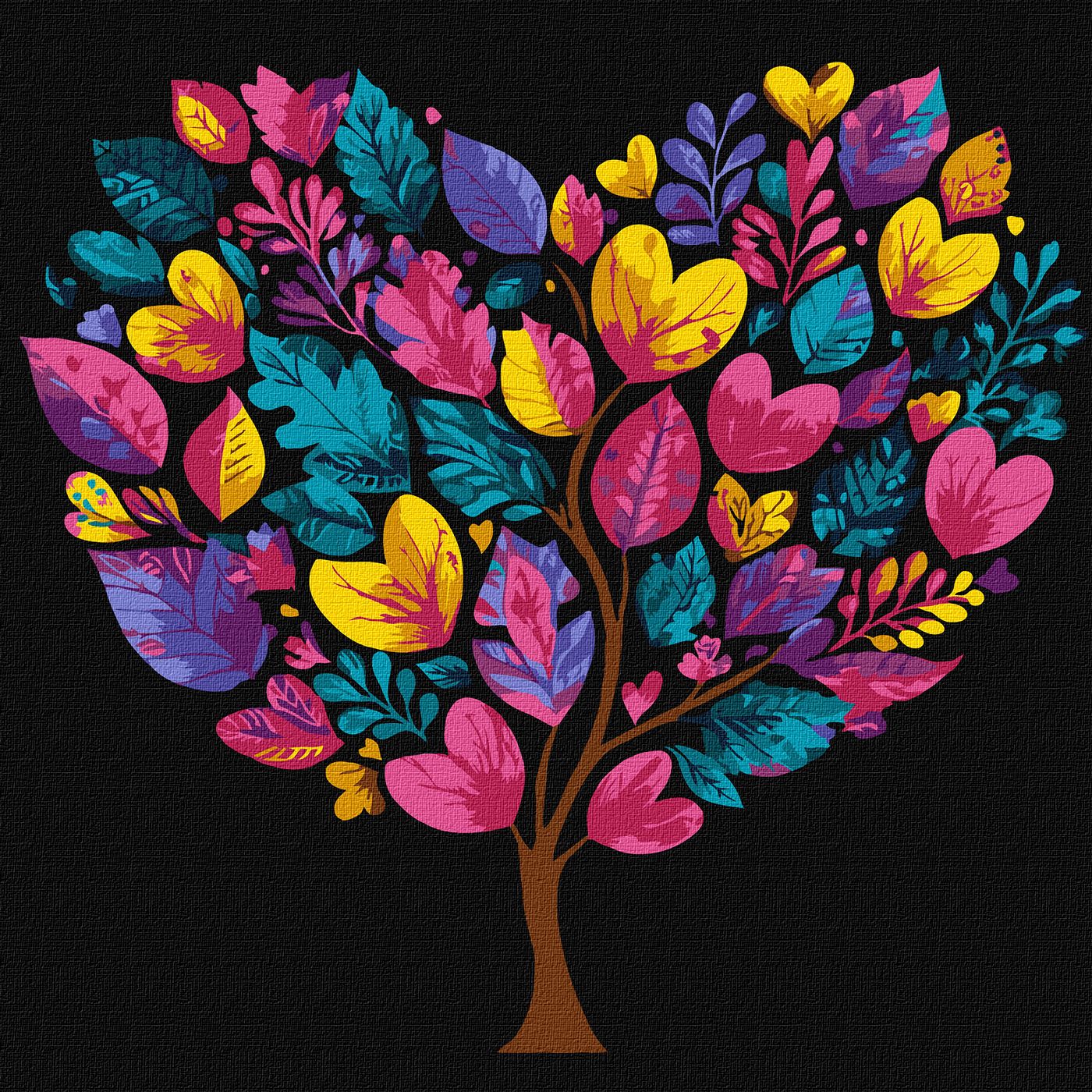 Картина по номерам Ideyka Дерево жизни 30х30 см (KHO5177) - Фото 1