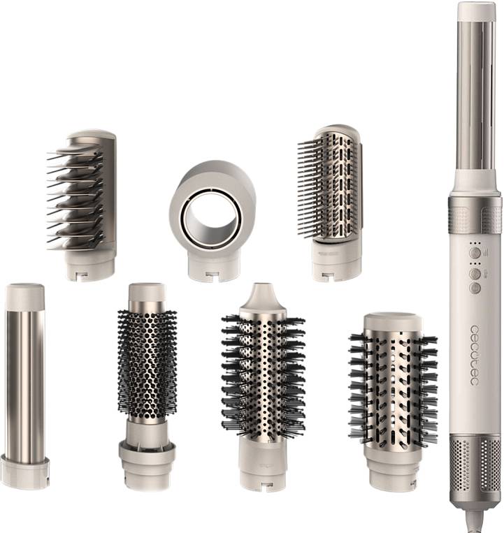 Стайлер CECOTEC Bamba CeramicCare 8in1 AirGlam Champagne - Фото 1