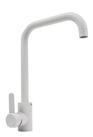 Смеситель кухонный Platinum KT 11 (3008B-FH) Белоснежный - Фото 1