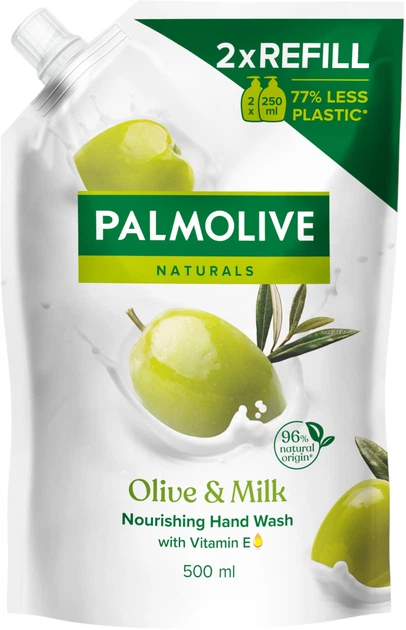 Купить Жидкое мыло для рук Palmolive 500 мл Оливковое Молочко (8003520039545) - Фото 1 Жидкое мыло для рук Palmolive 500 мл Оливковое Молочко (8003520039545) - Фото 1