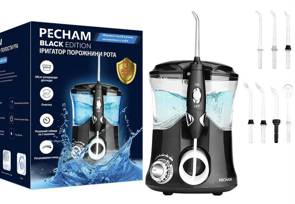 Іригатор Pecham Professional Black (6902018567809) - Фото 1