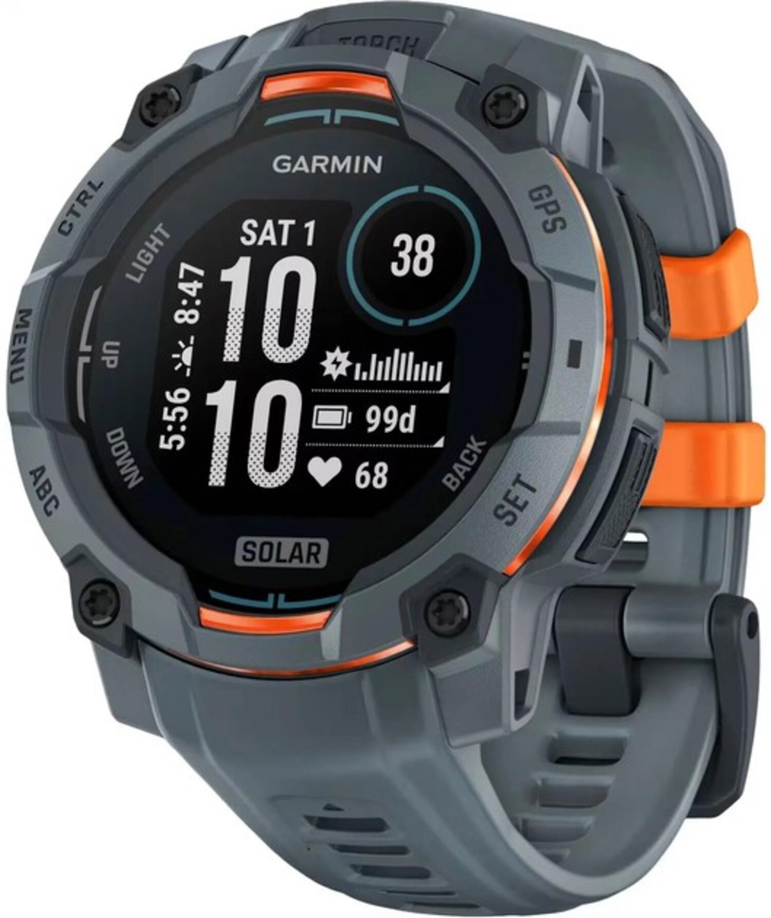 Смарт-годинник Garmin Instinct 3 45mm Solar Twilight Bezel w/Twilight Band GPS (010-02934-01) - Фото 1