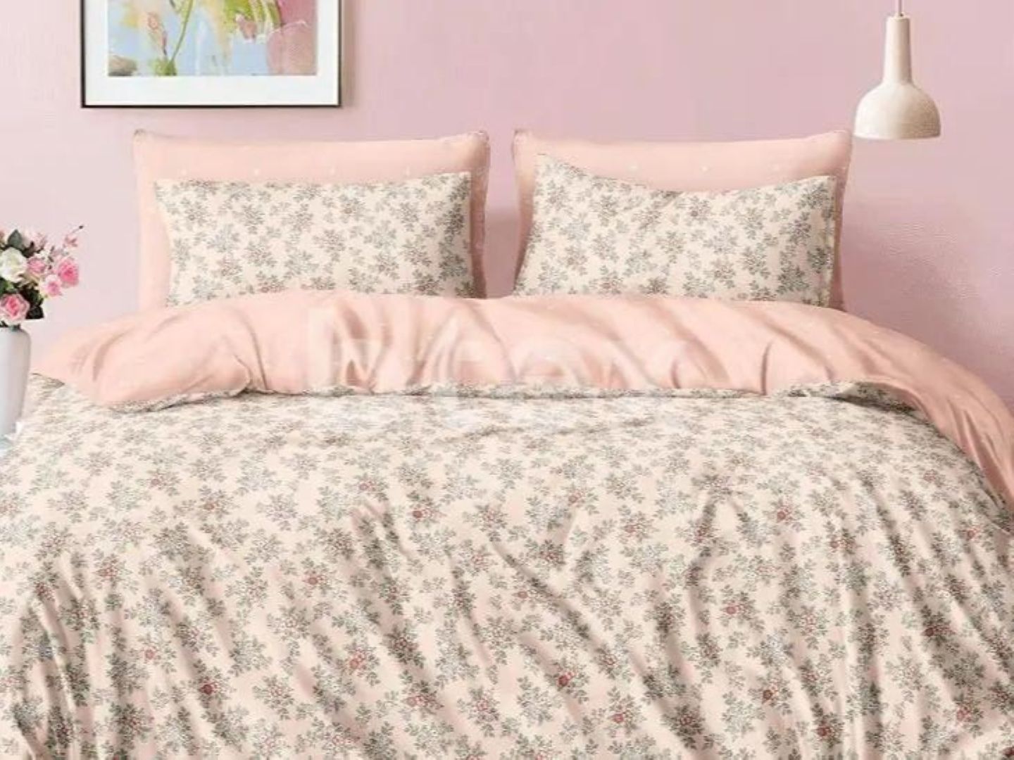 Купить Комплект постельного белья Прованс Розы на розовом сатин 215х200 см (041098) - Фото 1 Комплект постельного белья Прованс Розы на розовом сатин 215х200 см (041098) - Фото 1