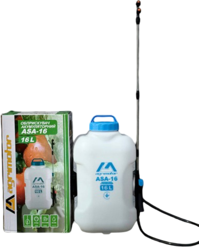 Обприскувач акумуляторний AGRIMOTOR 16л (ASA-16) - Фото 1