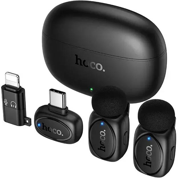 Микрофон для смартфона HOCO L19 Black (6942007655477) - Фото 1