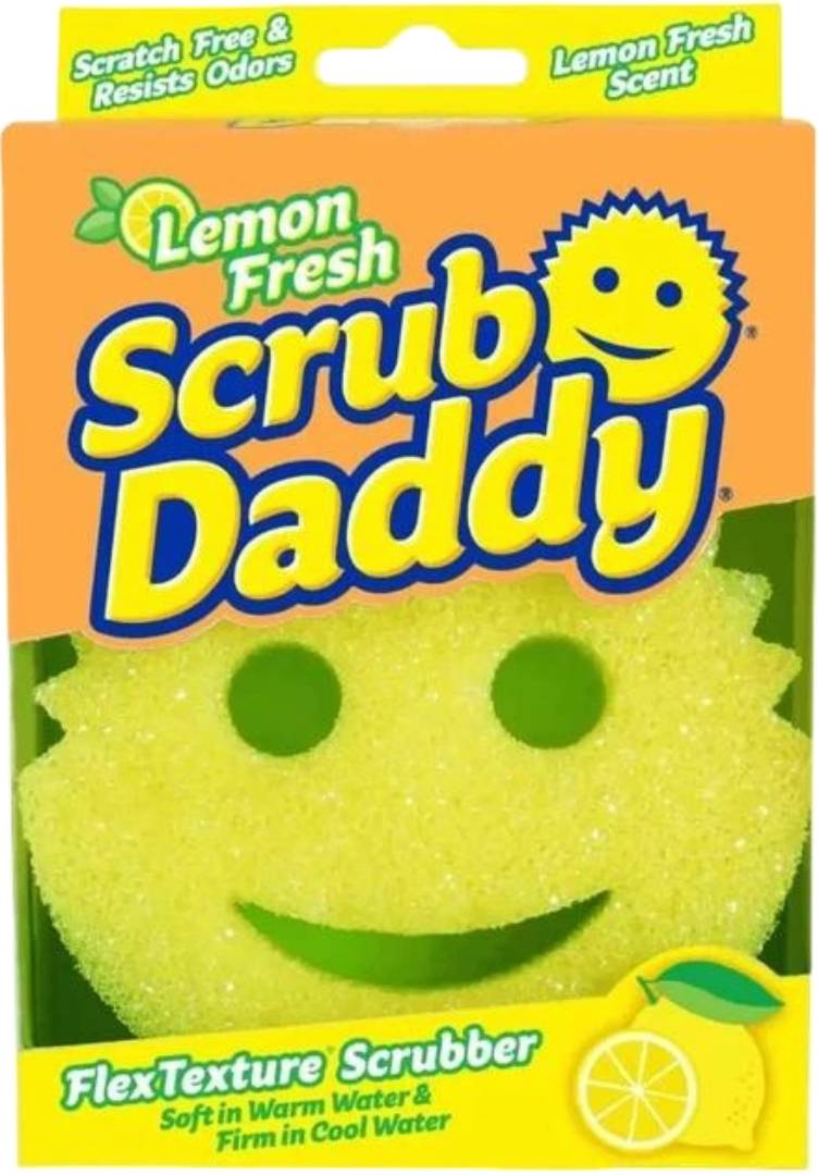 Губка для миття посуду поролонова Scrub Daddy Lemon Fresh (5060481023054) - Фото 1