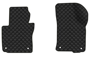 Коврики из экокожи в салон авто передние EVAtech для Octavia A5 (AT, 8 clips) Skoda 2004-2013 2 поколение Liftback EU (SK12152AB2AV4BBB) - Фото 1