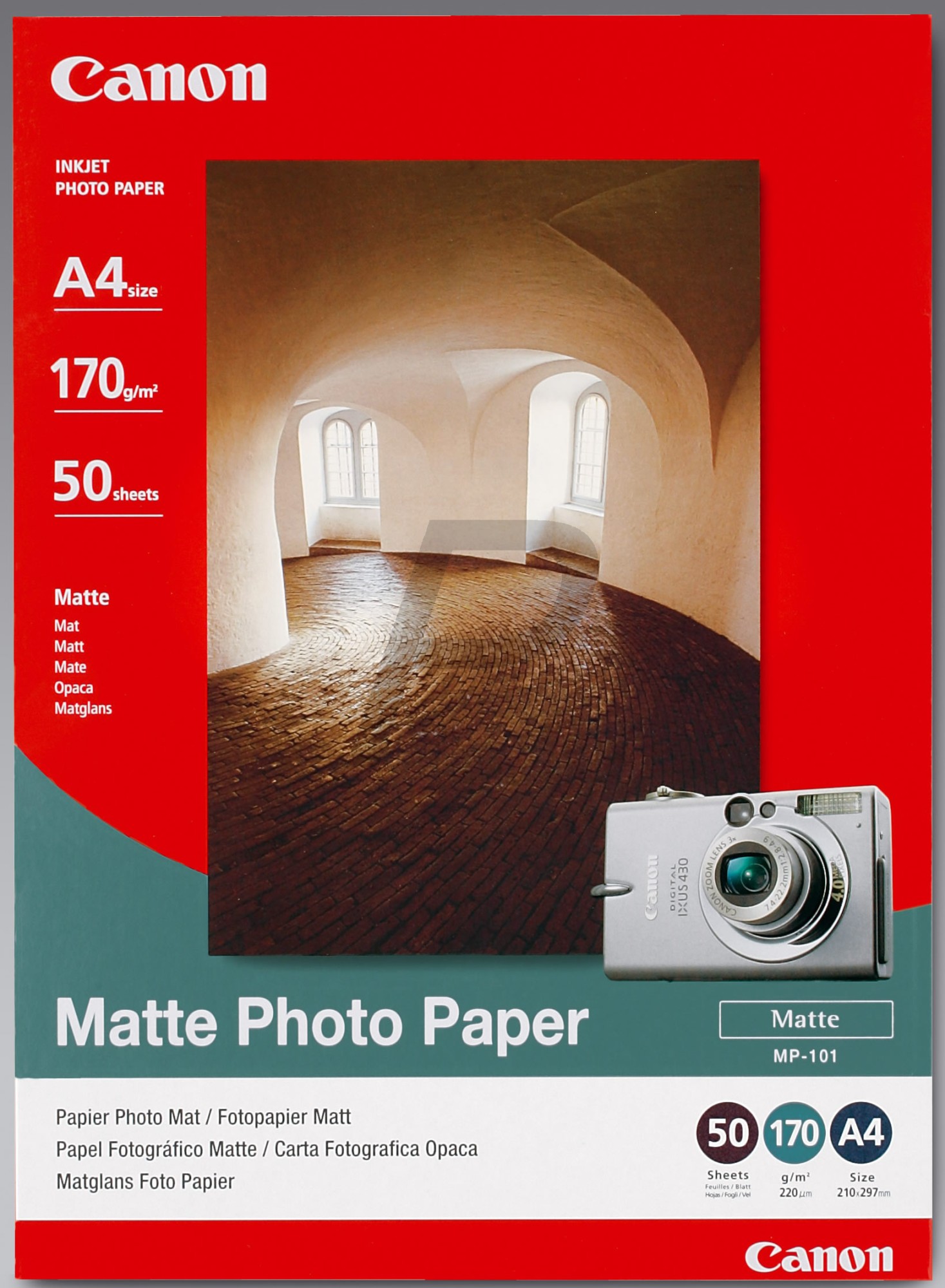 Фотобумага Canon A4 Photo Paper Matte MP-101, 50л. - Фото 1