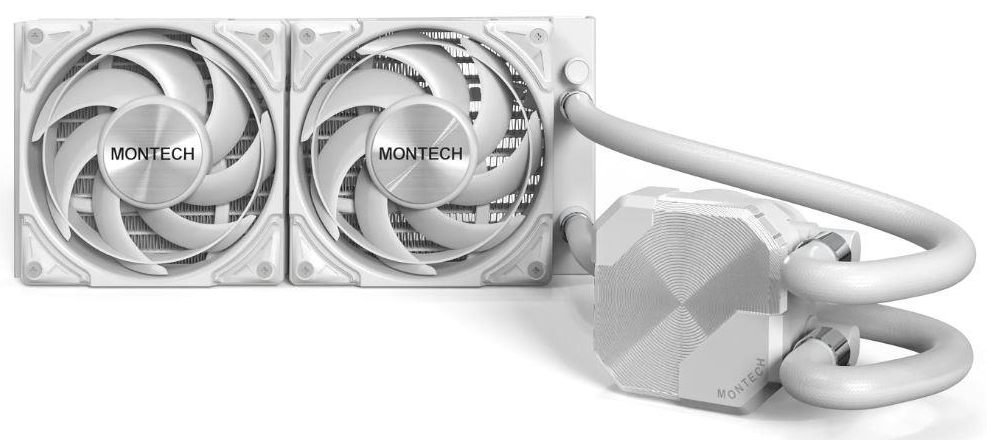 Водяна система охолодження Montech HYPER FLOW SILENT 240 (W) - Фото 1