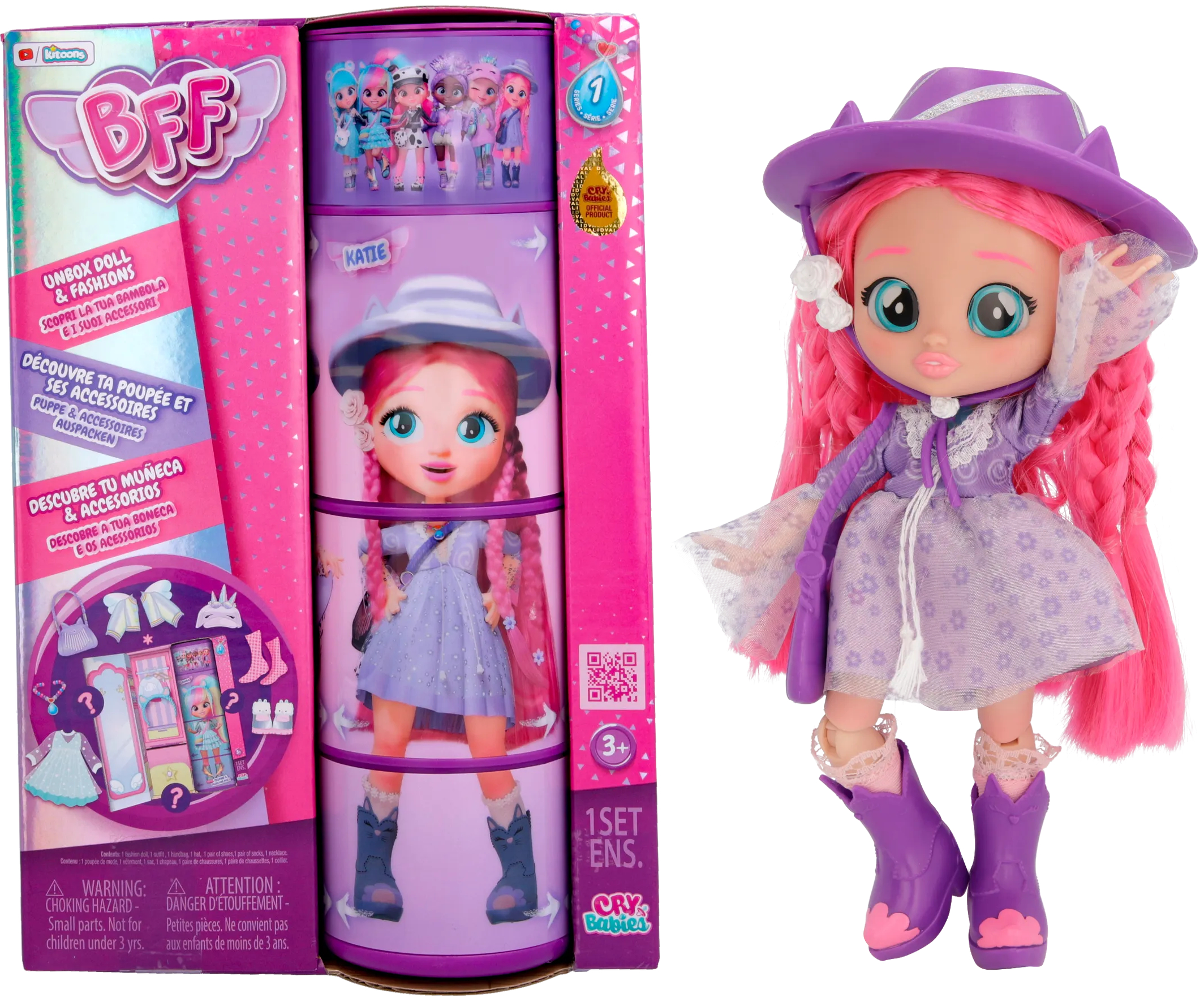 Коллекционная кукла Cry Babies BFF S1 Кэти (904347) - Фото 1