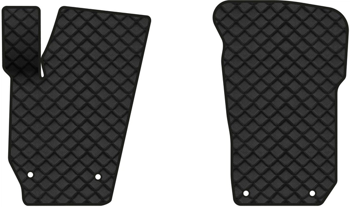 Килимки з екошкіри в салон авто передні EVAtech для Fabia (5J) Skoda 2007-2014 2 покоління Combi EU (SK3217A2AV4BBB) - Фото 1