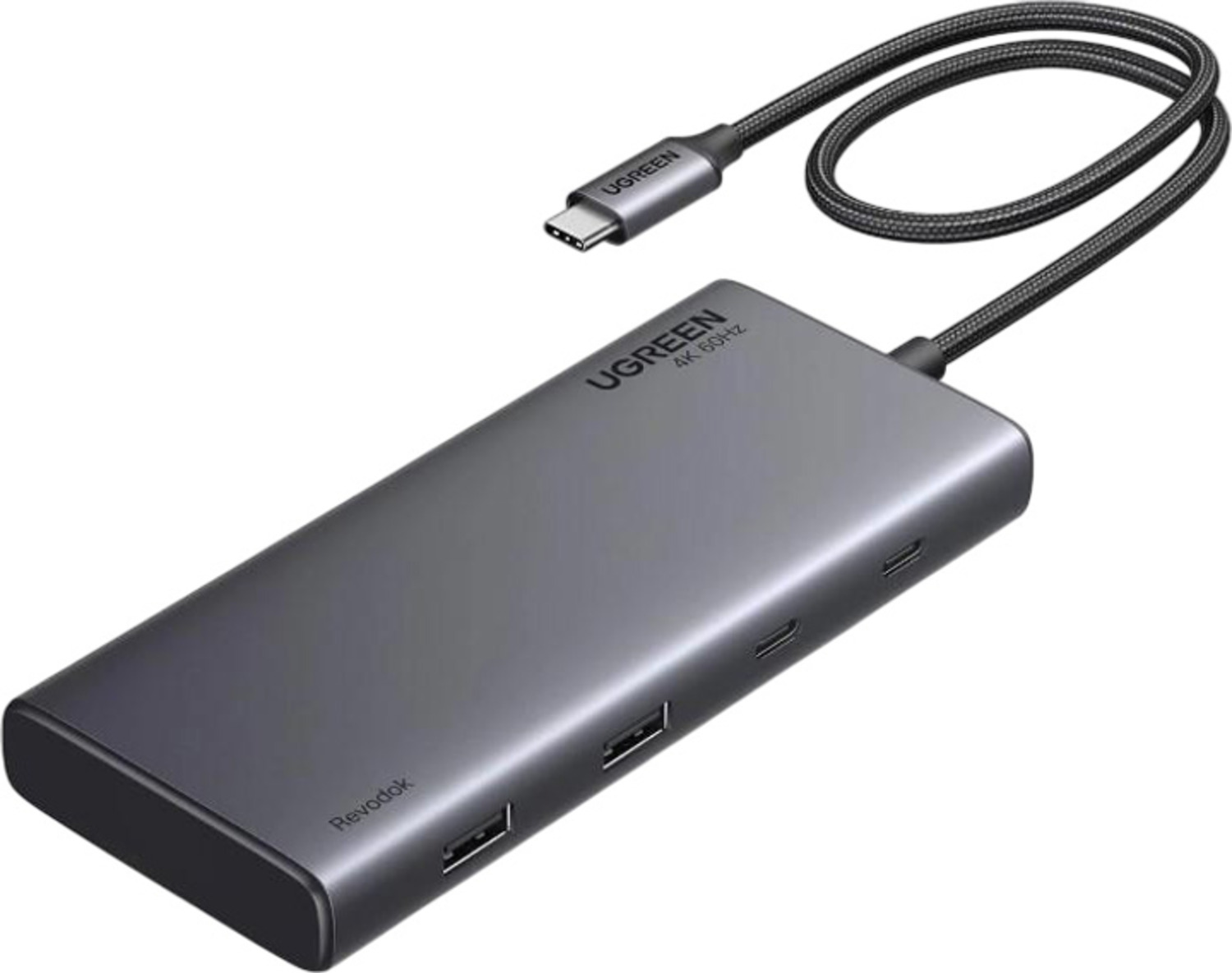 Купити Хаб USB UGREEN CM639 USB-C to 2xUSB 3.2+2xUSB-C 3.2 +2xHDMI + DP+100W PD Gray (35625) - Фото 1 Хаб USB UGREEN CM639 USB-C to 2xUSB 3.2+2xUSB-C 3.2 +2xHDMI + DP+100W PD Gray (35625) - Фото 1