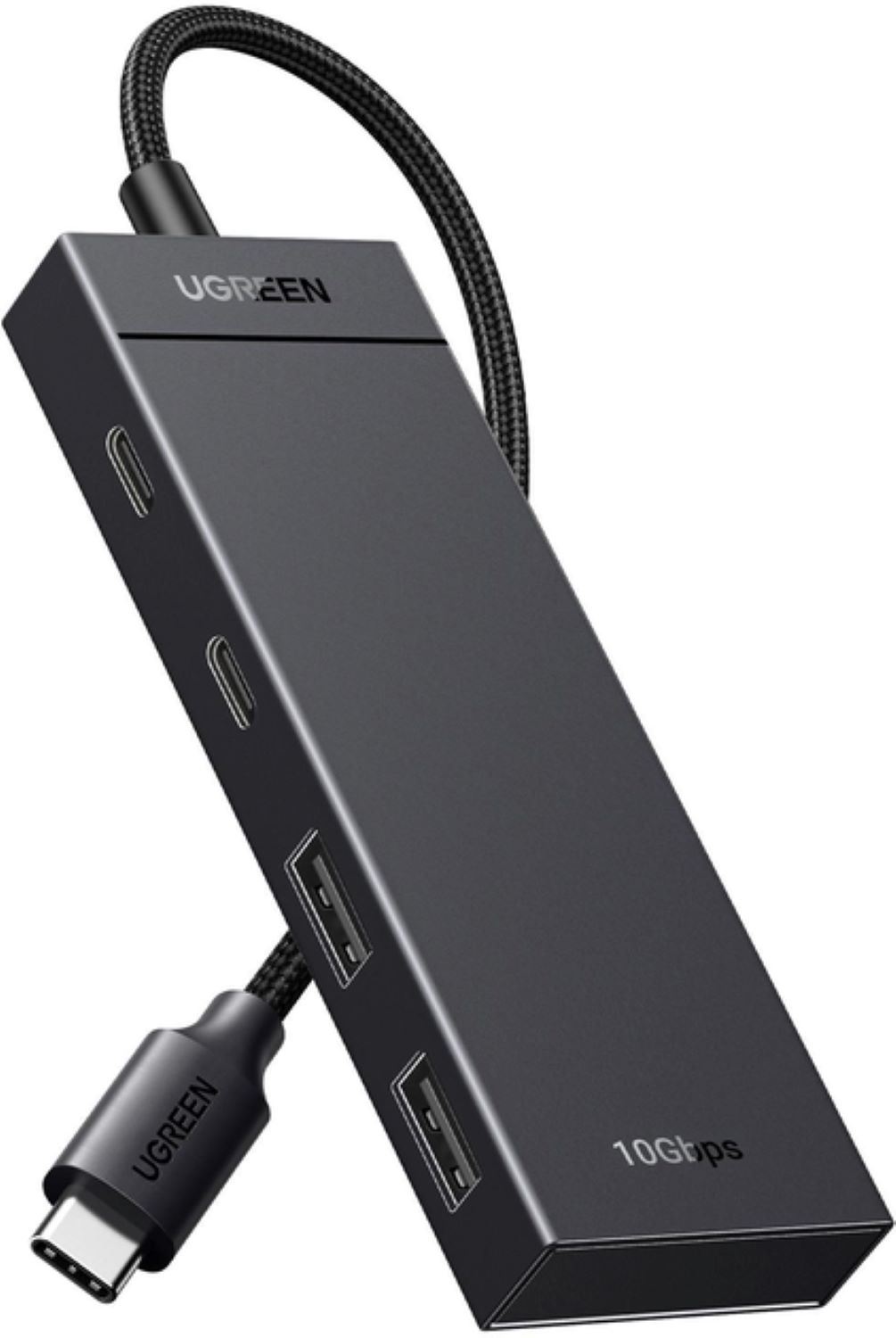 Купити Хаб USB UGREEN CM806 USB-C to 2xUSB-A + 2xUSB-C 3.2 Gen2 10Gbps Black (35583) - Фото 1 Хаб USB UGREEN CM806 USB-C to 2xUSB-A + 2xUSB-C 3.2 Gen2 10Gbps Black (35583) - Фото 1