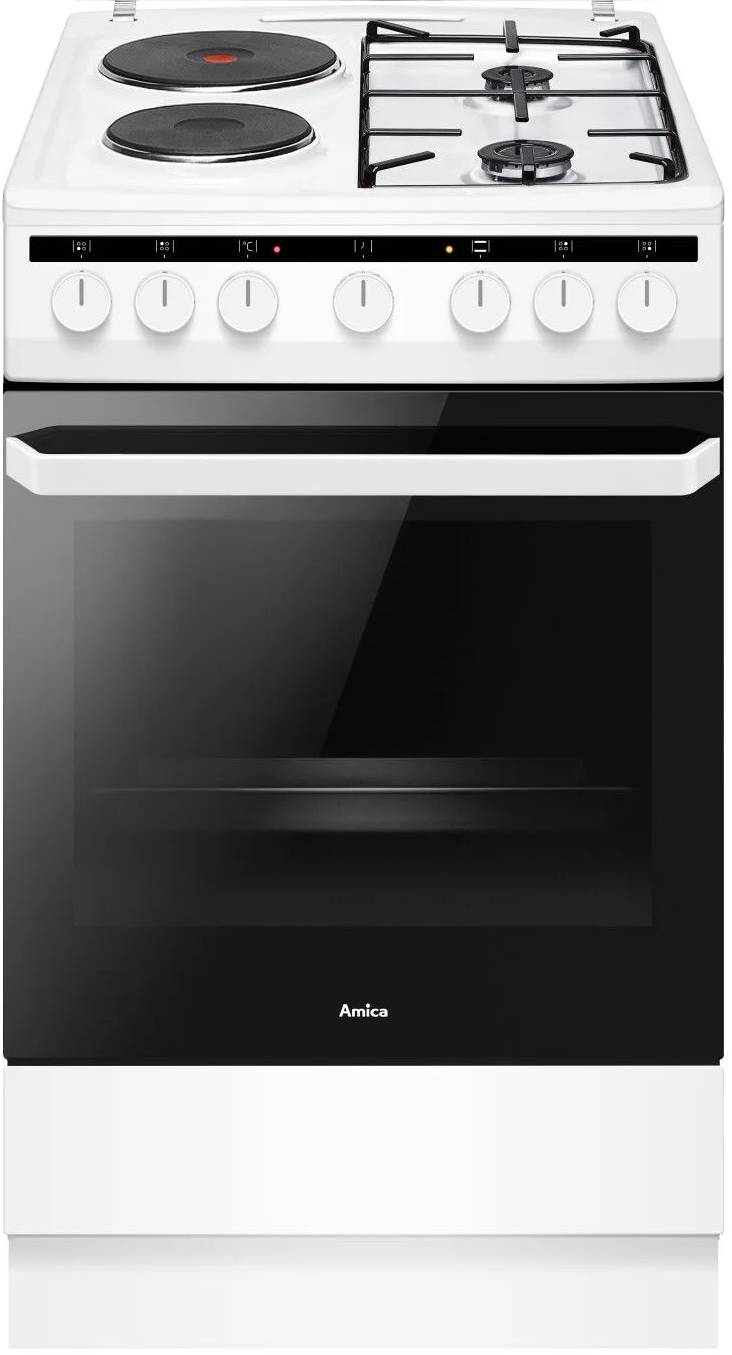 Плита газова Amica 58ME2.35HZPMS(W) ECO - Фото 1