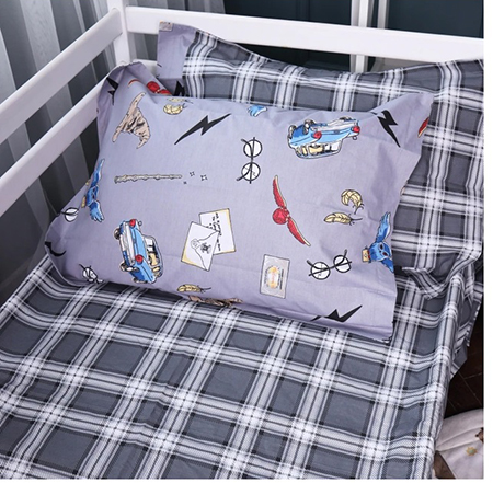 Простынь двуспальная MirSon Poplin Line Kids 08 Harry Potter 180x200 см (2200009719578) - Фото 1