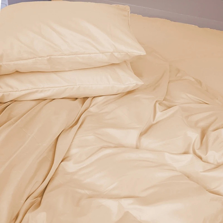 Простынь двуспальная MirSon Soft Elegance №12-0712 Vanila 180х190 см (2200010911060) - Фото 1