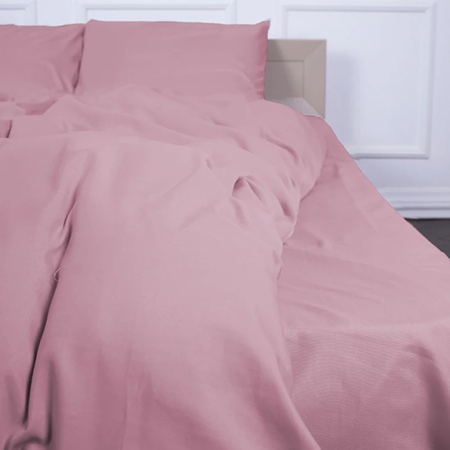 Простынь двуспальная MirSon Soft Elegance №15-1415 Coral Cloud 180х190 см (2200010913149) - Фото 1