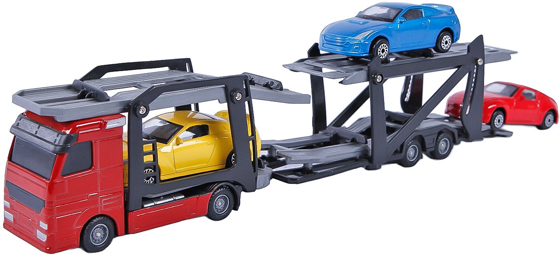 Автотранспорт TechnoDrive АВТОПЕРЕВОЗЧИК (автоперевозчик, 3 машины, 1:60, 26cm) (541756.270) - Фото 1