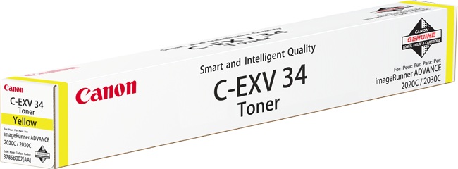 Тонер для заправки картриджа Canon C-EXV34 C2220L/C2220i/C2225i/C2230i Yellow (3785B002) - Фото 1