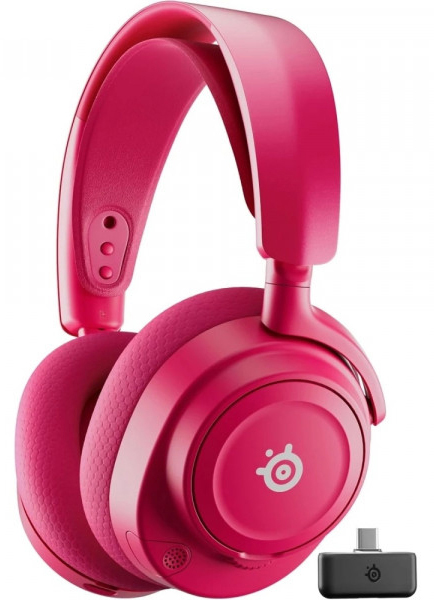 Гарнитура беспроводная игровая SteelSeries Arctis Nova 7X Gen 2 Wireless Magenta (61760)