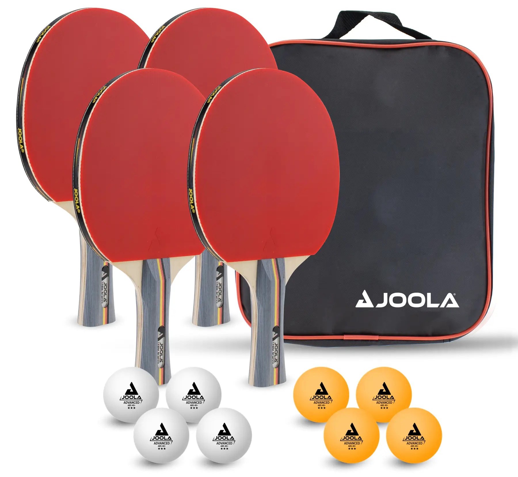 Набор для настольного тенниса Joola Team School 4 Bats 8 Balls (54825) - Фото 1